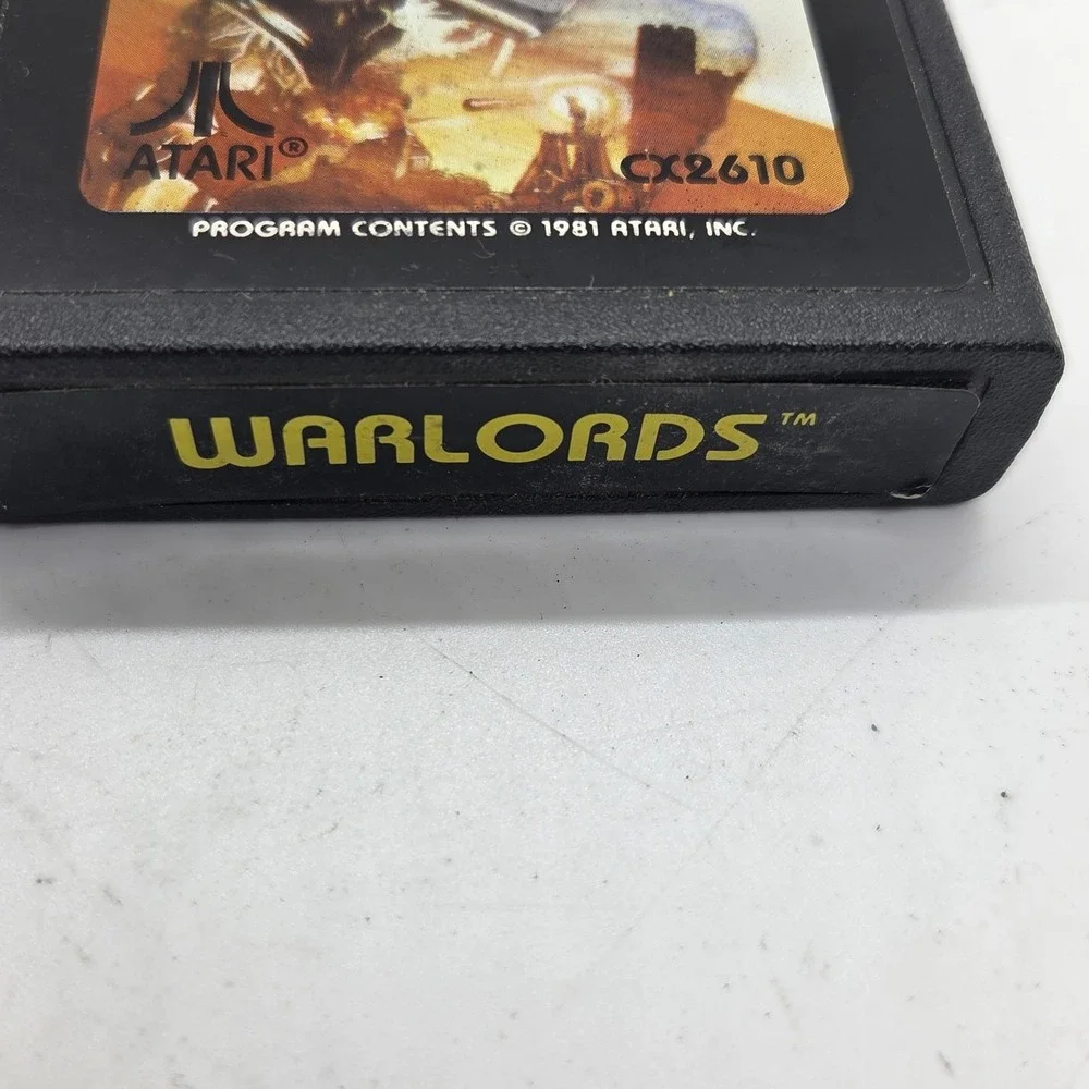 Warlords Atari 2600 VTG 1981 Video Game Cartridge CX2610 Paddle Game